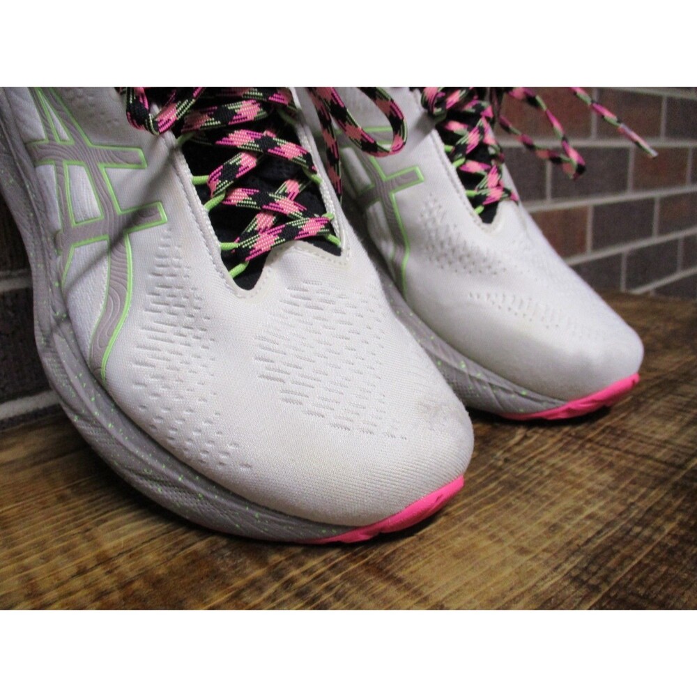 Asics Womens Gel Nimbus 25 TR 1012B581 White Trail Running Shoes Sneakers 10 - Picture 7 of 16